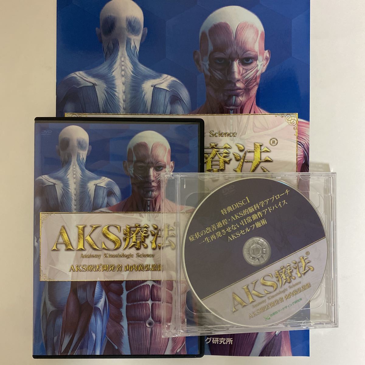 テキスト付★24時間以内発送!整体DVD計6枚【AKS療法】山内義弘★手技DVD 整骨 治療院マーケティング研究所_画像1