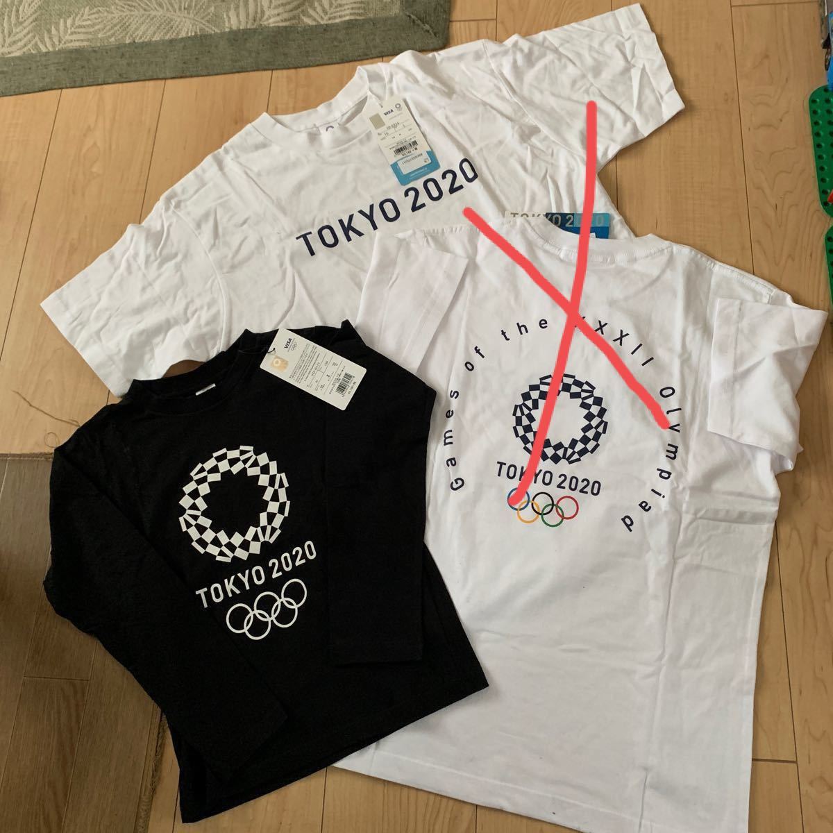 TOKYO ２０２０ オリンピックTシャツ　半袖、長袖　130（140）