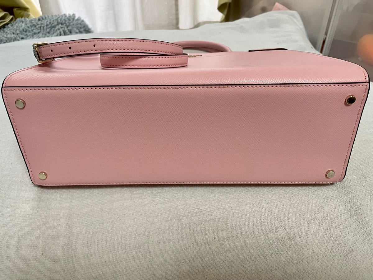 新品Kate Spade  ステイシーラージサッチェル2way ショルダー　トートバッグ ケイトスペード　ピンク