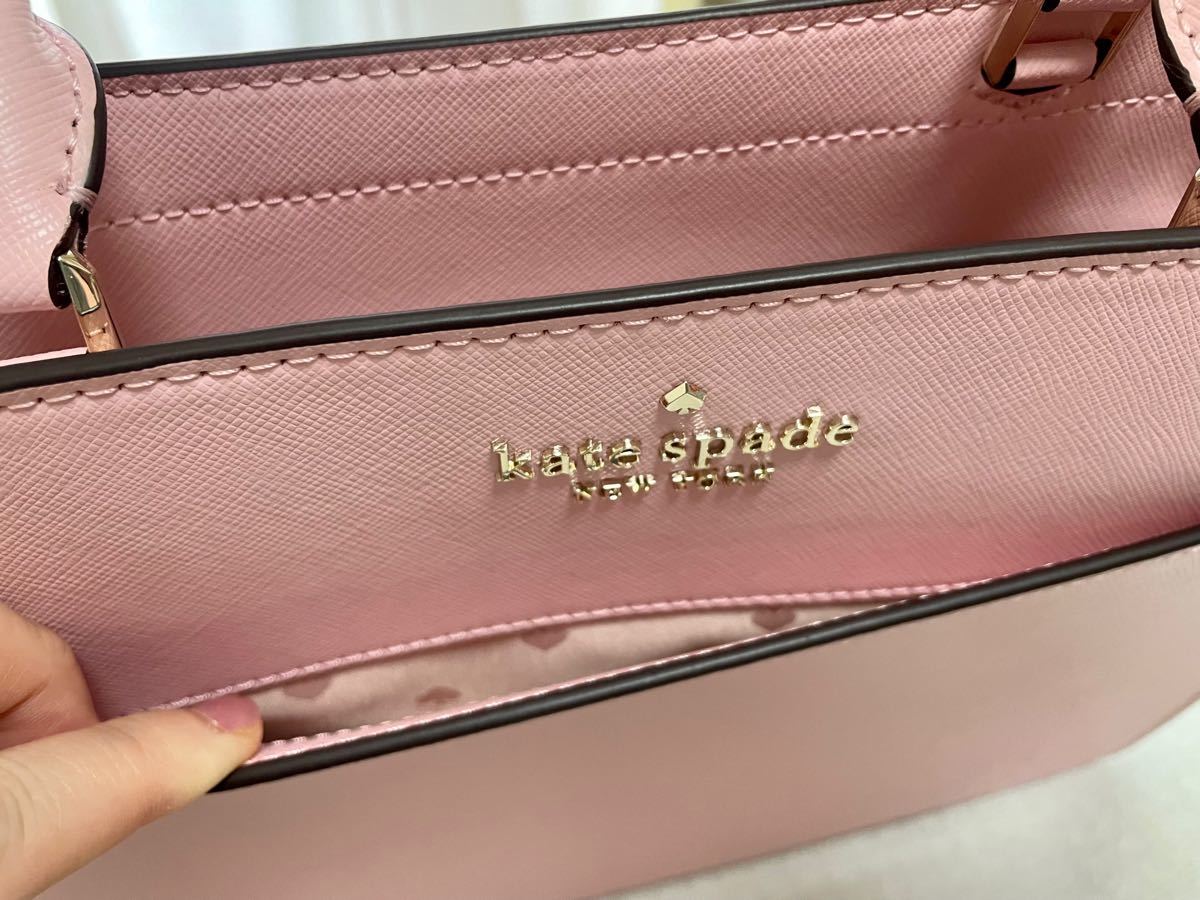 新品Kate Spade  ステイシーラージサッチェル2way ショルダー　トートバッグ ケイトスペード　ピンク