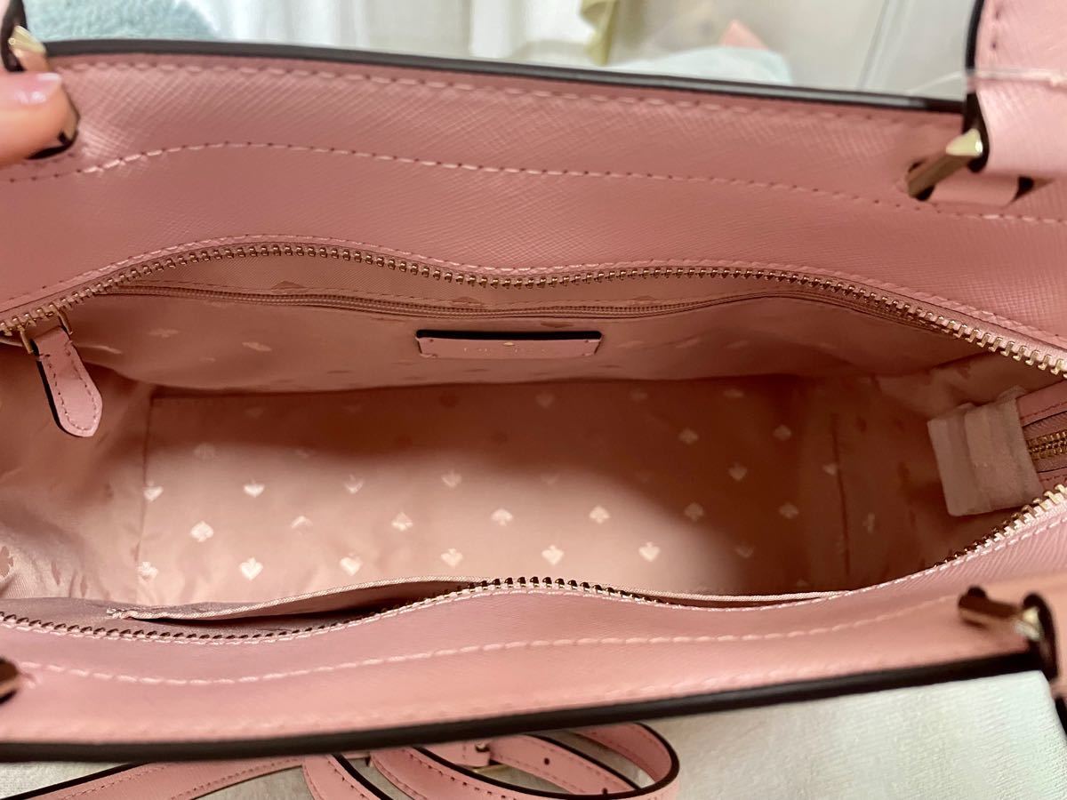 新品Kate Spade  ステイシーラージサッチェル2way ショルダー　トートバッグ ケイトスペード　ピンク