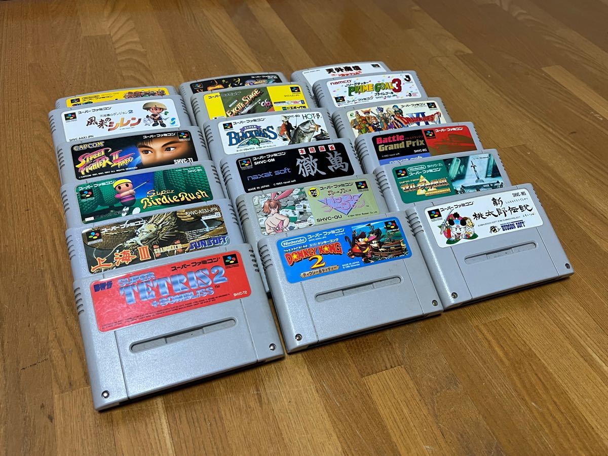 任天堂スーパーファミコン本体　ソフトまとめ売り