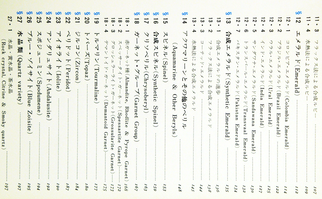 販売新作 インクルージョンによる宝石の鑑別ー顕微鏡写真とその判別法