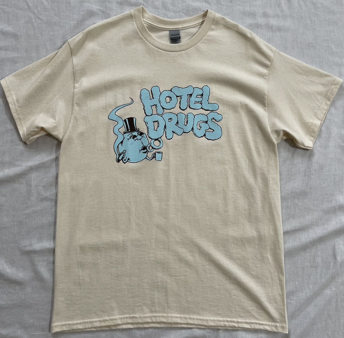 送料割引あり HOTEL DRUGS ボブマーリー SUCKS TEE 白XL 野村訓市