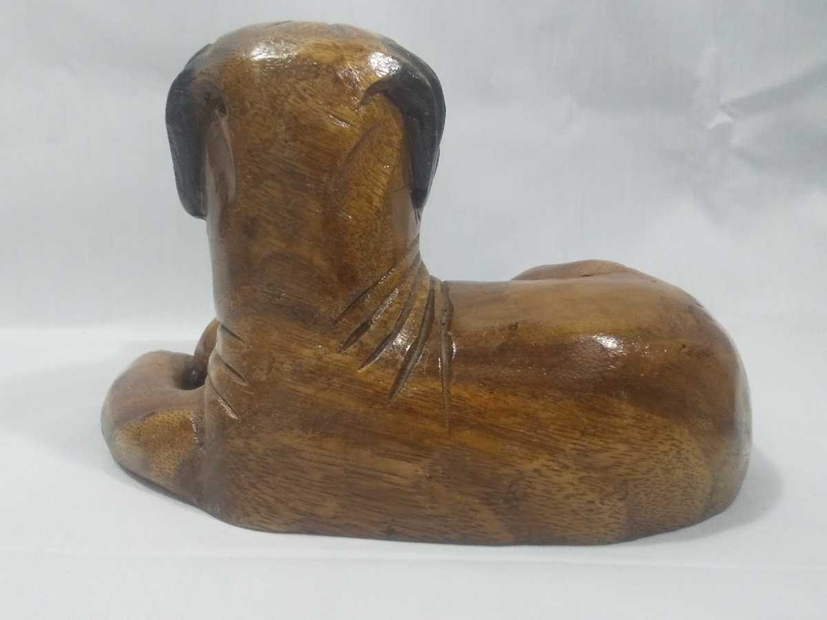 ビンテージ　犬木彫り　置物　オブジェ　アンティーク　_画像5