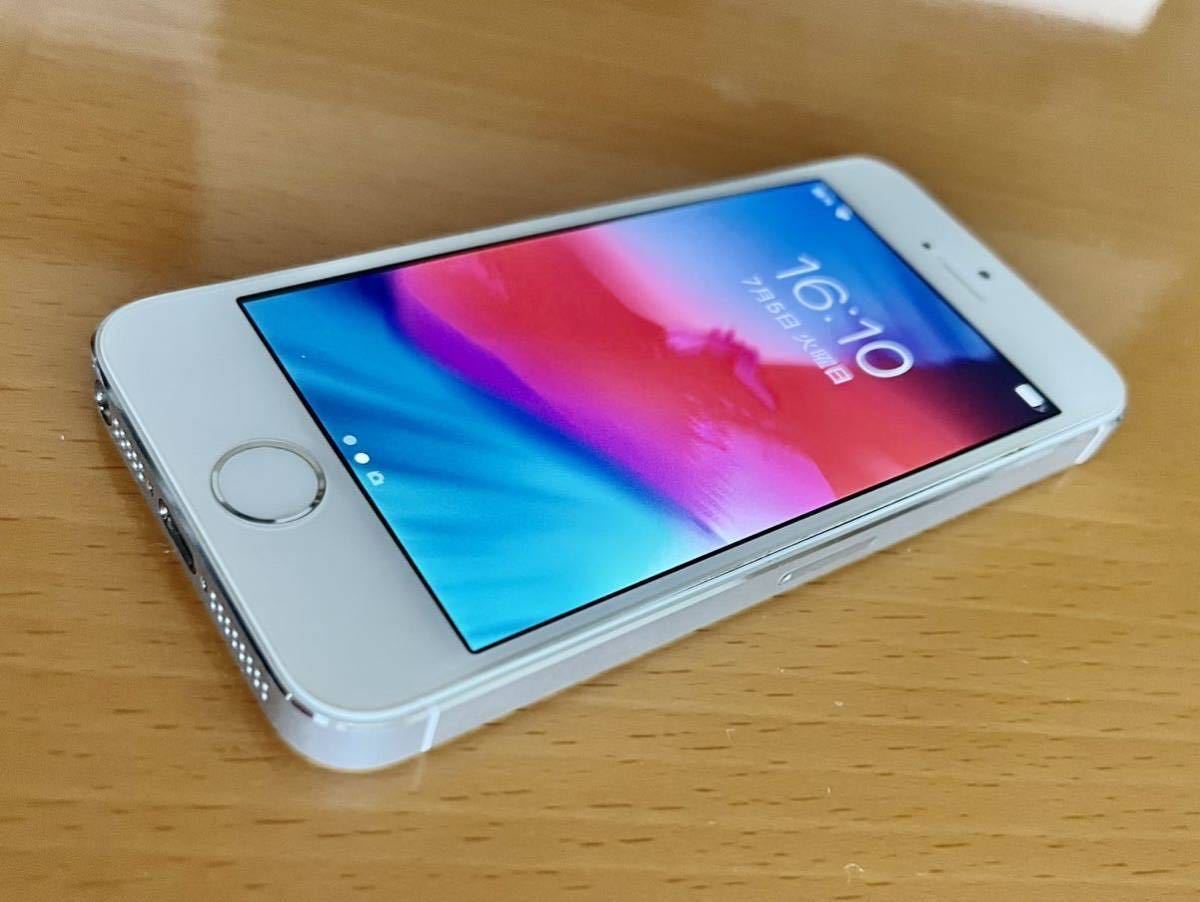 Apple iPhone 5S 64GB silver A1453 ME339J/A_画像2