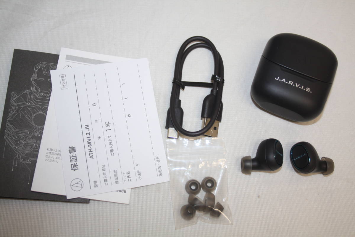 美品】オーディオテクニカ audio-technica フルワイヤレスイヤホン ATH