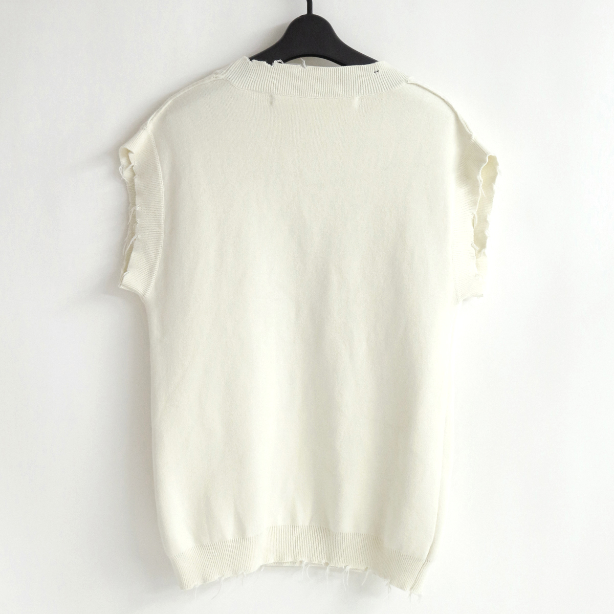 ヤフオク! - PERVERZE 20SS Crash Wide Knit Vest クラッシュ...