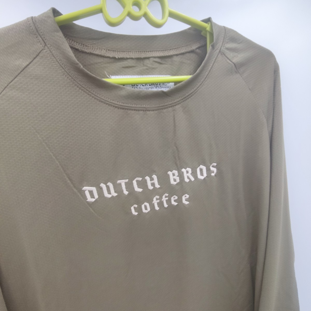 新品未使用アメリカ購入Dutch Bros coffee速乾長袖T-shirt カットソー