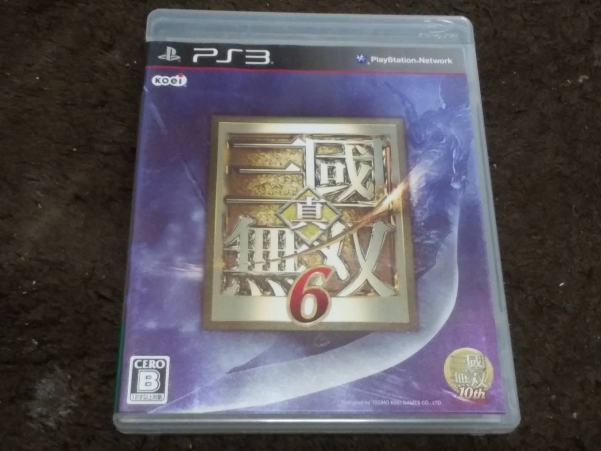 ◇　ＰＳ３　100円均一【真・三國無双６】箱/説明書/動作保証付_画像1