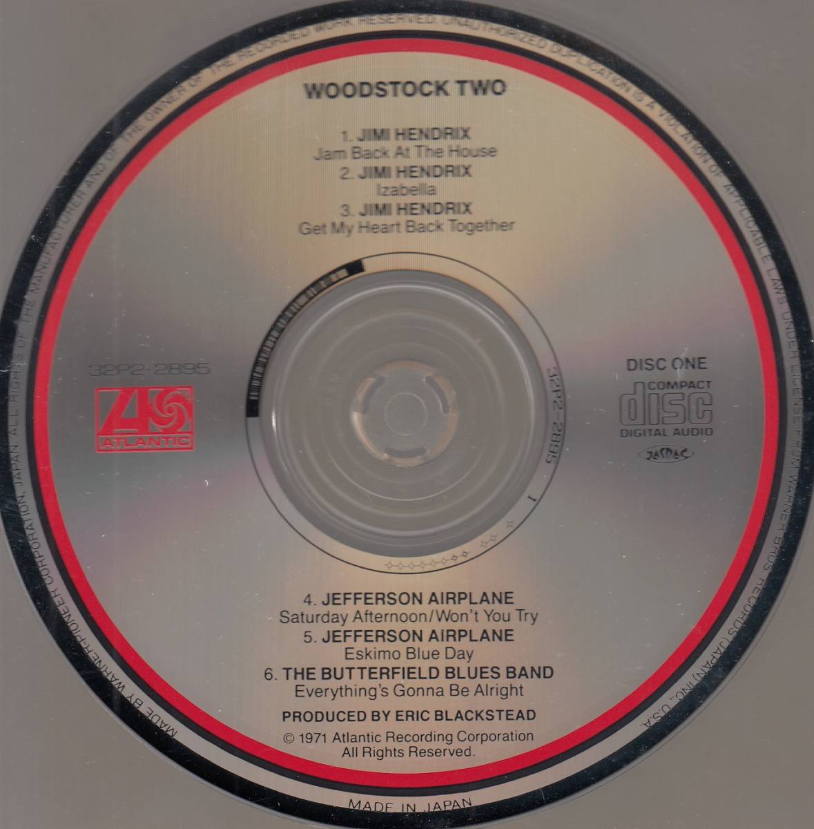国 Various Woodstock Two 2CD 国内盤◆規格番号■32P2-2895-6◆送料無料■即決●交渉有_画像3