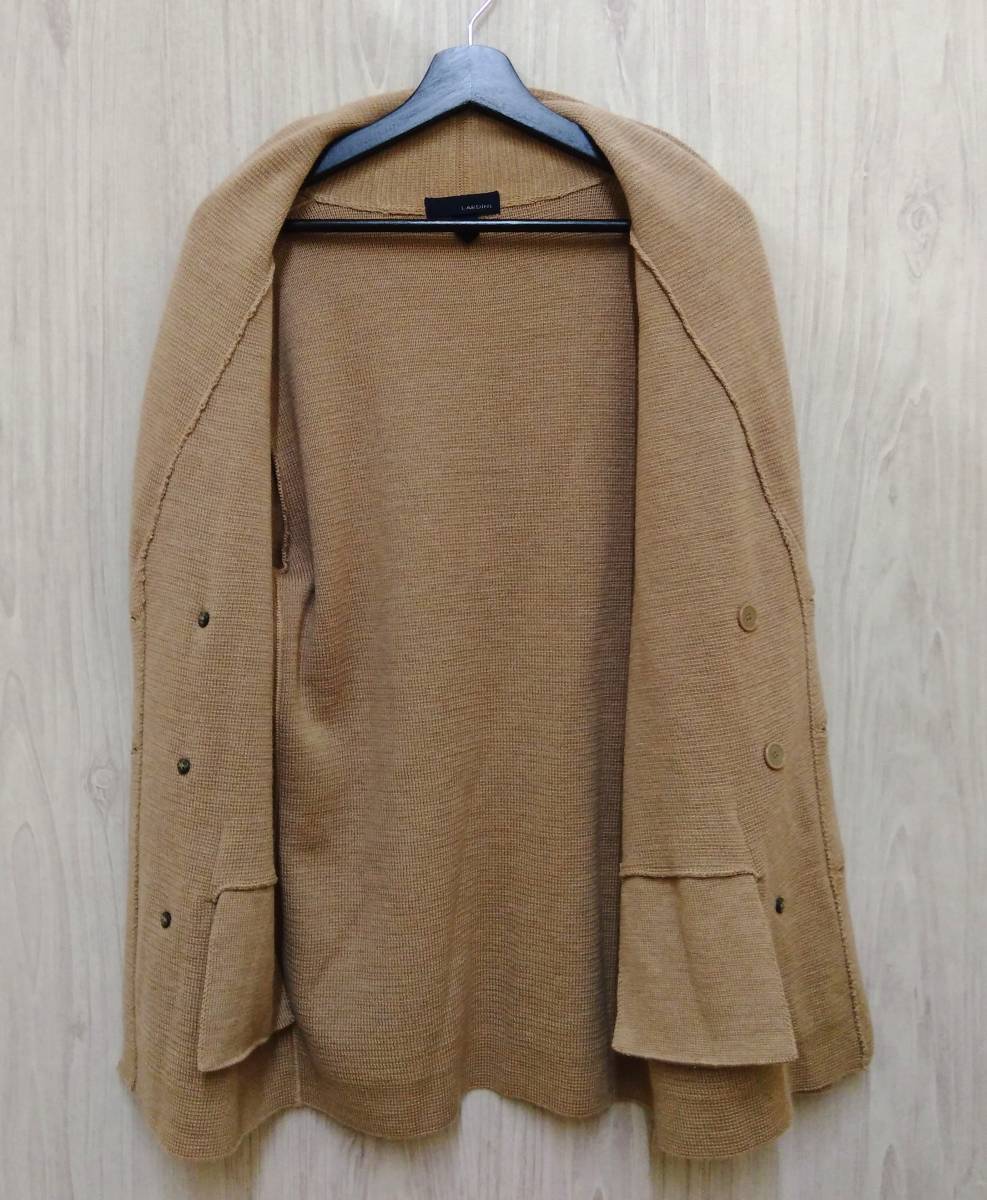 LARDINI/ラルディーニ/カーディガン/ショールカラーダブルカーディガン