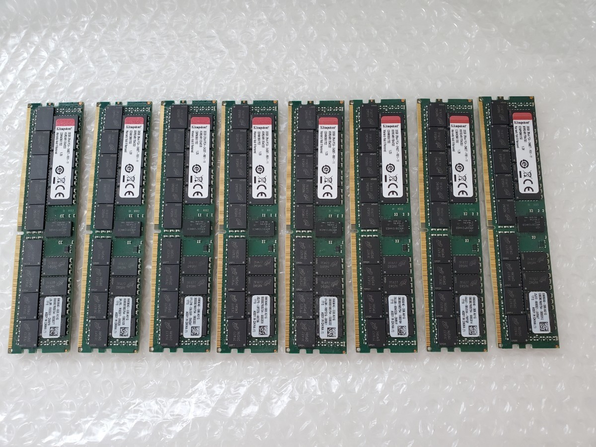 32GB 計256GB】Kingston DDR4 2Rx4 PC4-2400T-RB1-11 KVR24R17D4/32I-