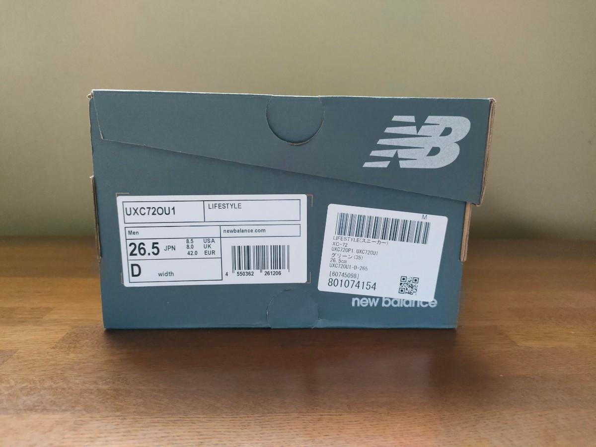 新品】New Balance ニューバランス UXC72OU1 グリーン www.pothashang.in