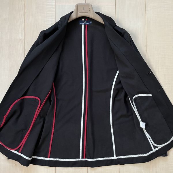 初売り】 通年 FRED PERRY ジャージー テーラードジャケット サイド