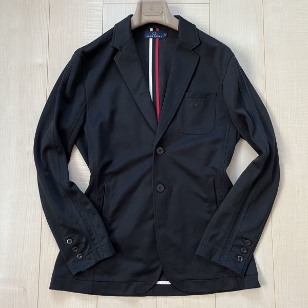 初売り】 通年 FRED PERRY ジャージー テーラードジャケット サイド