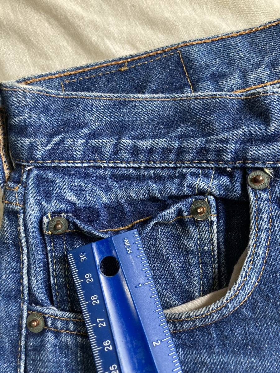 色落良 70s LEVIS 501 66前期 BIGE移行期 イエローステッチ多数 ボタン