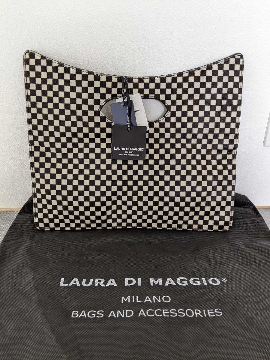 新品 LAURA DI MAGGIO イタリア製 バッグ 2wayバッグ 未使用 クラッチバッグ_画像1