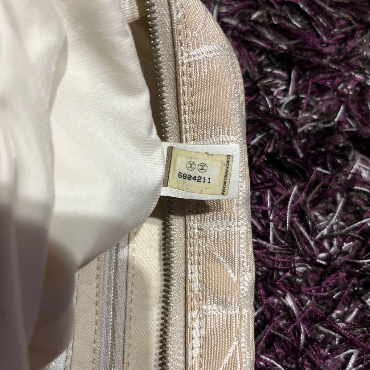 確実正規品 CHANEL ニュートラベルライン ベージュ セカンドバッグ