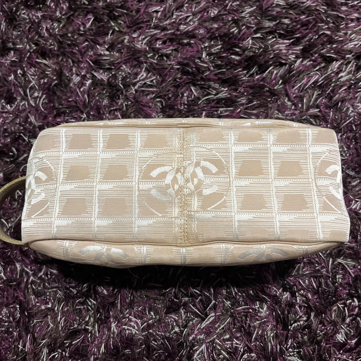 確実正規品 CHANEL ニュートラベルライン ベージュ セカンドバッグ