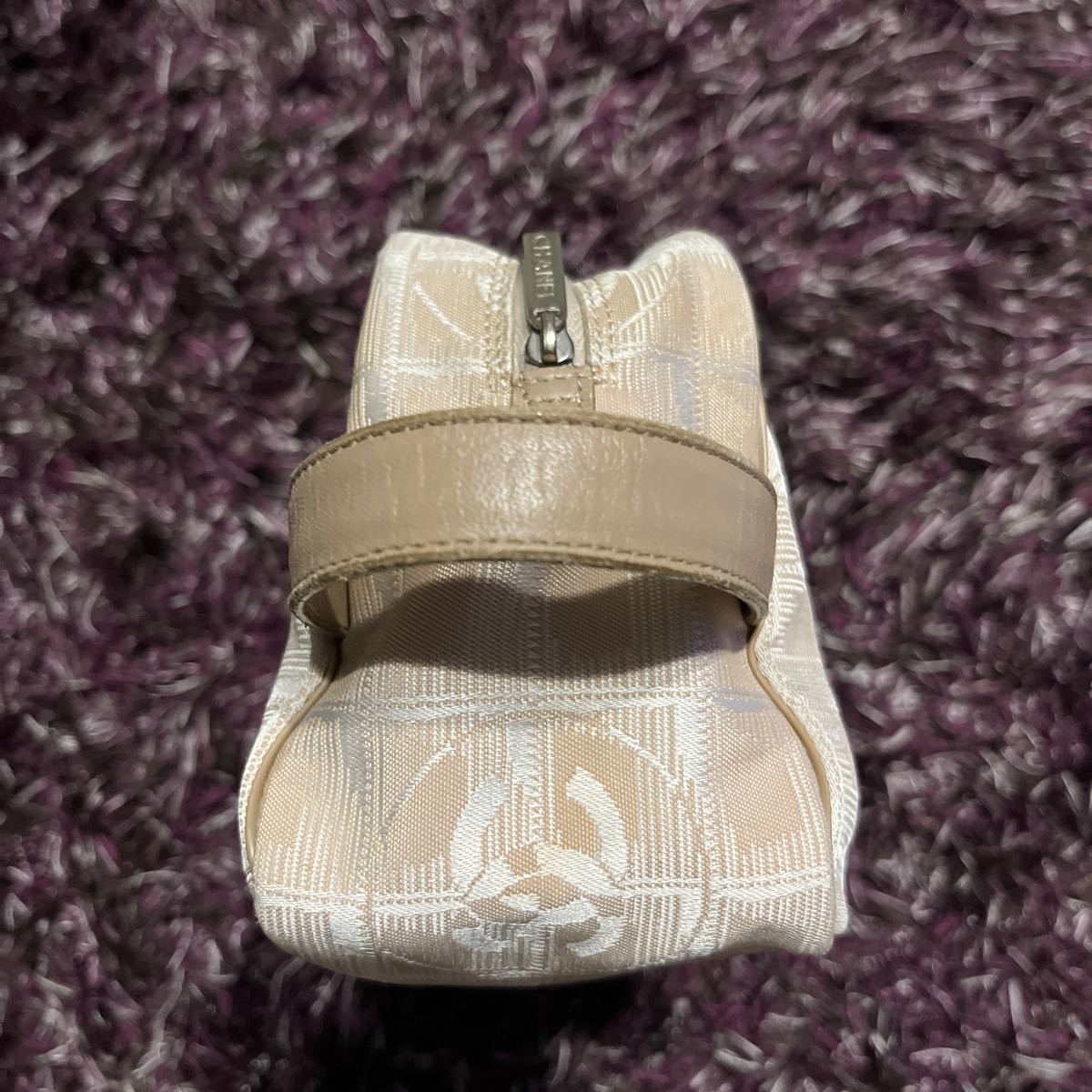 確実正規品 CHANEL ニュートラベルライン ベージュ セカンドバッグ