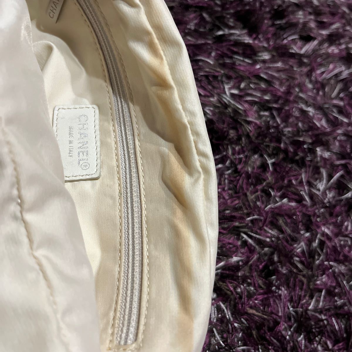 確実正規品 CHANEL ニュートラベルライン ベージュ セカンドバッグ
