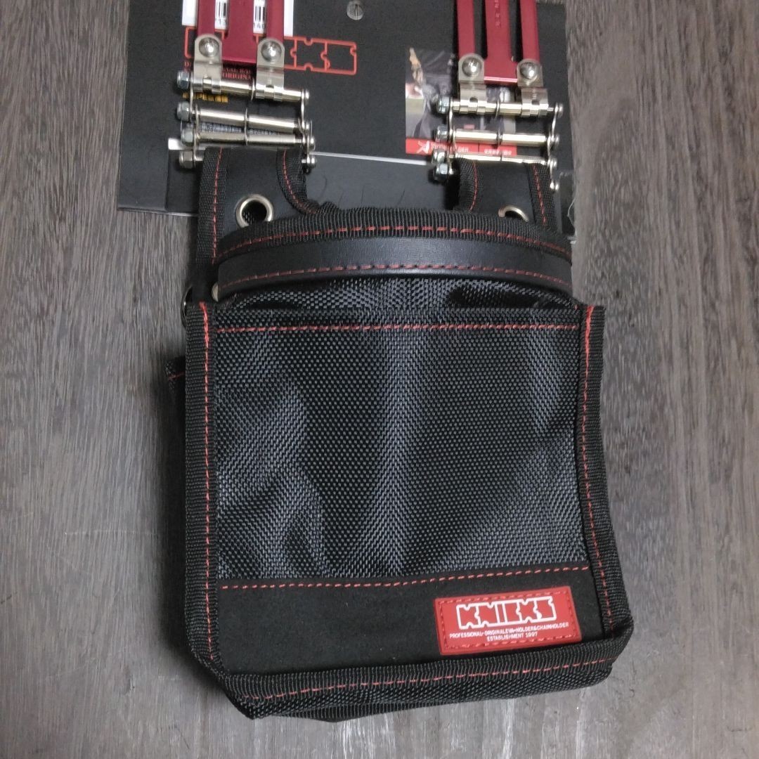 ニックス建築2段腰袋+ニックス風チェーン+DBLTACTアルミベルトループ ニックス建築2段腰袋+ニックス風チェーン+DBLTACTアルミベルトループ