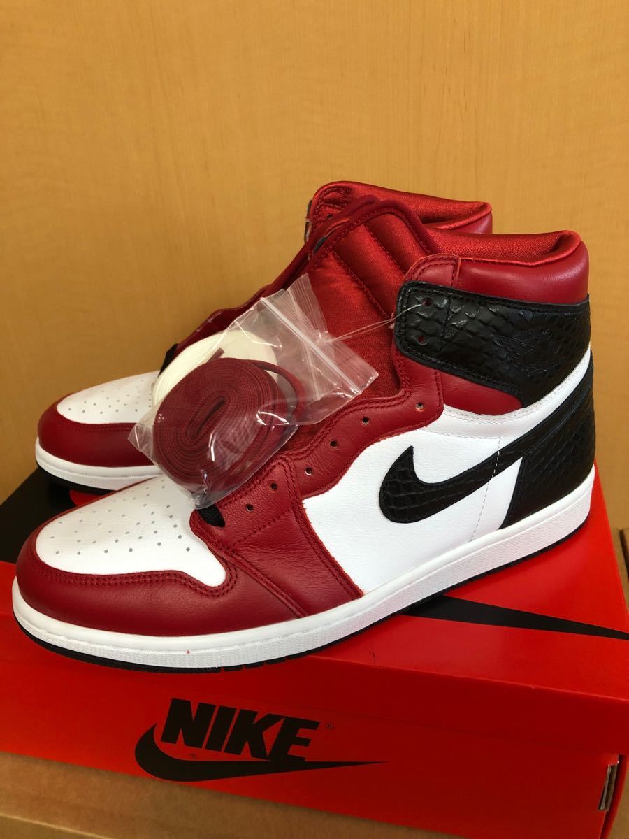 NIKE AIR JORDAN1 SATIN RED WMNS29 ジョーダン1 | noonanwaste.com