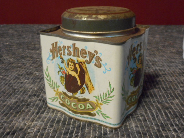 米国Vintage★缶★USA Hershey's ココア スチール アンティーク_画像3