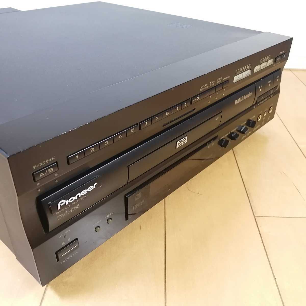 希少!! PIONEER パイオニア DVD/LDカラオケ DVD LDプレーヤー DVL-K88