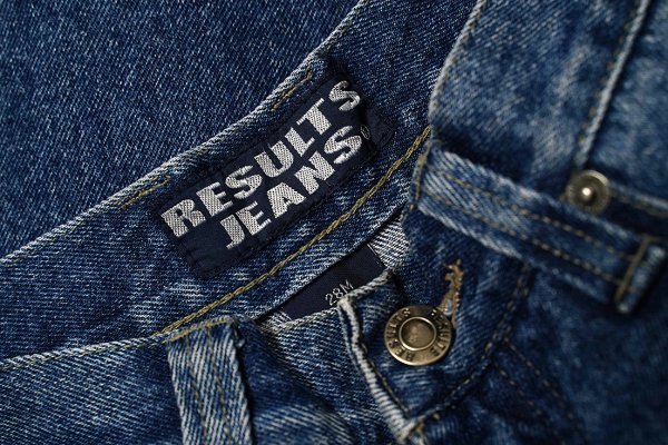 ◆90年代◆RESULTS JEANS デニムバギーパンツ◆28M◆_画像5