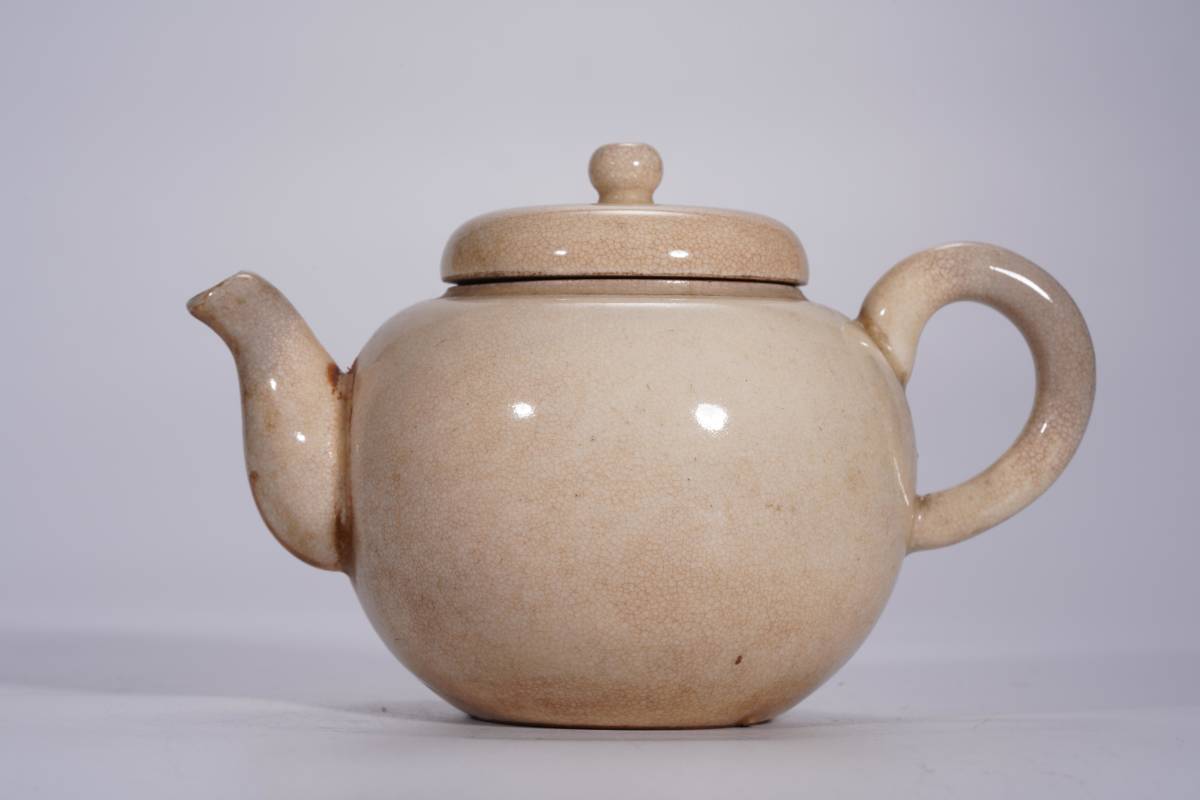 中国古玩　古美術　時代　茶碗　急須　白磁茶道具　４点まとめ売り　唐物　径4～12ｃｍ高さ4～7ｃｍ_画像6