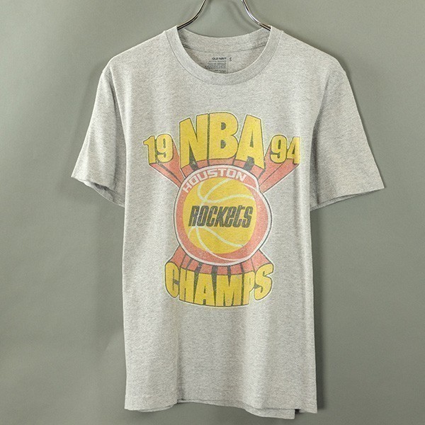 T24 NBA 1994 Houston Rockets Championship プリント Tシャツ_画像1