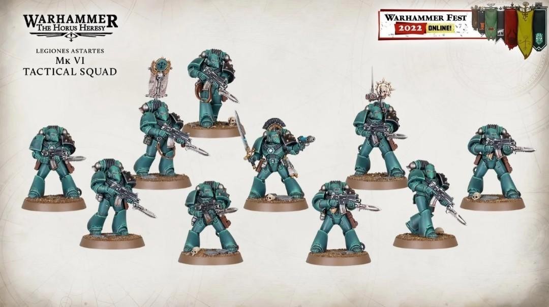 ウォーハンマー ホルスヘレシー 30k MkVI Tactical Squad 10体分 ウォーハンマー ホルスヘレシー 30k MkVI Tactical Squad 10体分