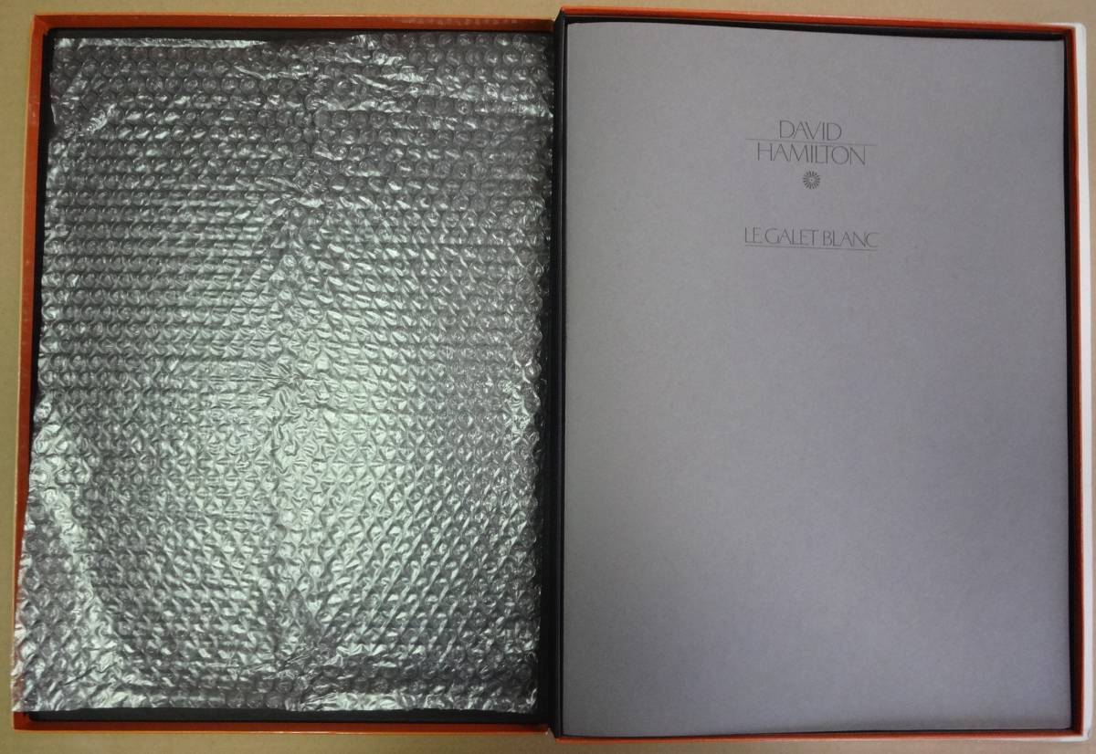 ◆写真集『PORTFOLIO DAVID HAMILTON LE GALET BLANC』デビッド・ハミルトン ...函(12シート+８頁解説書)_画像2