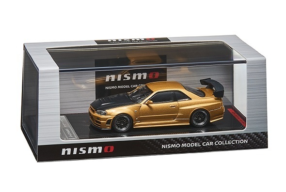 日産純正 R34 スカイライン GT-R nismo z-tune(ゴールド) 1/64スケール