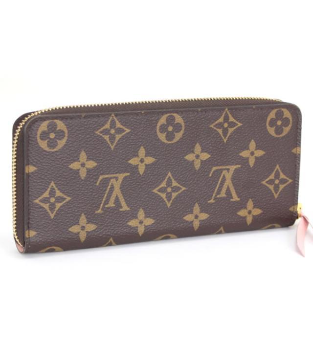 美品 ルイヴィトン LOUIS VUITTON ポルトフォイユ クレマンス ラウンド