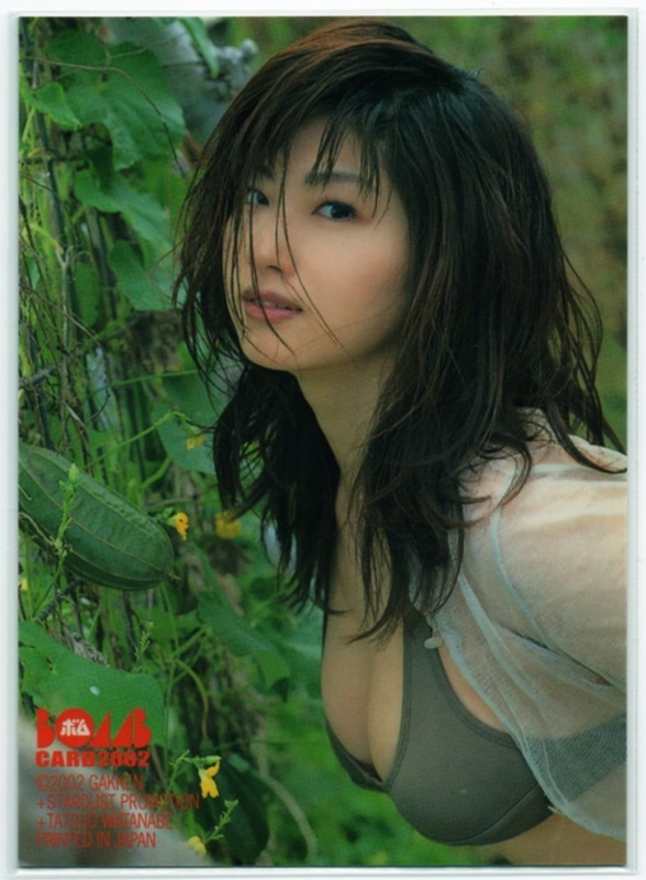 大沢舞子【 BOMB(ボム) 2002/8月号 】トレカ／BOMB CARD 2002(SSG-5) ☆雑誌付録特典カード ★即決_画像2