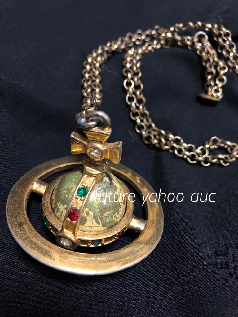 大サイズ グローブネックレス Globe necklace ヴィヴィアンウエスト