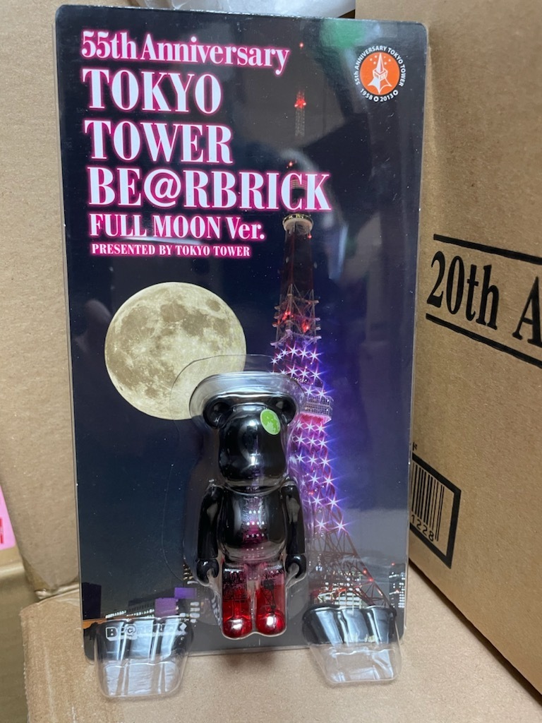 ◎ MEDICOMTOY メディコムトイ BE@RBRICK ベアブリック 100％ 東京タワー TOKYO TOWER フルムーン FULL MOON 現状品