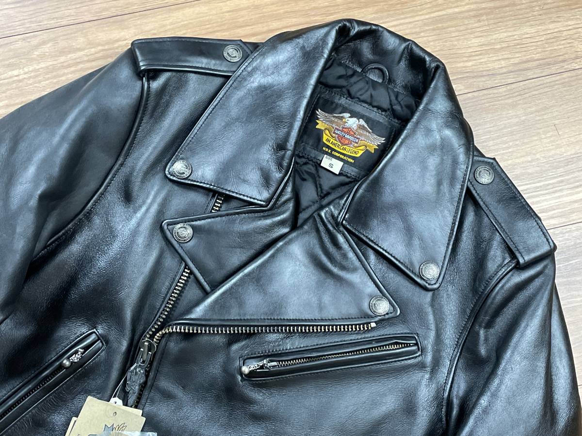 未使用品 HARLEY DAVIDSON ハーレーダビッドソン カウレザー 牛革