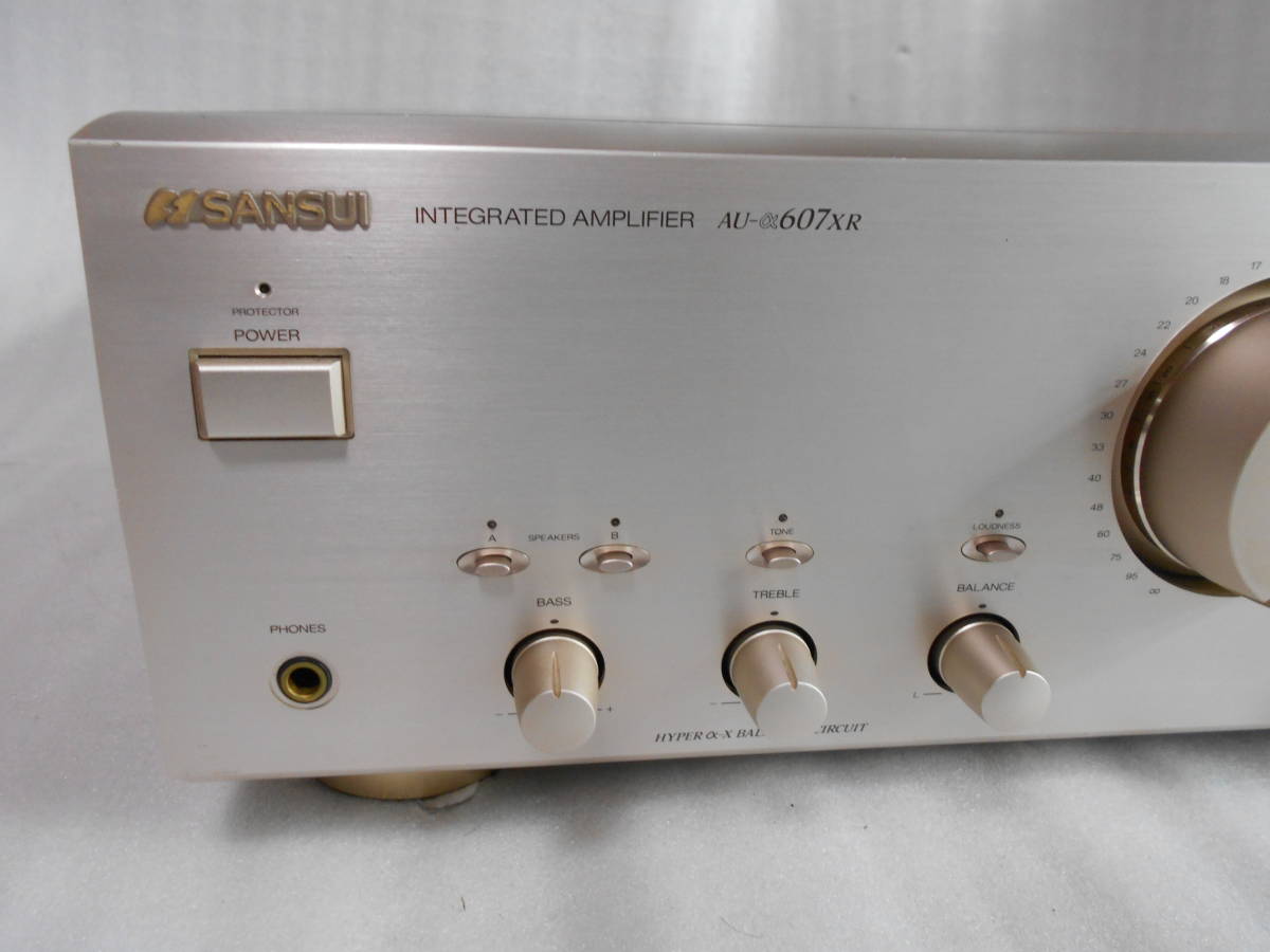SANSUI AU-α607XR プリメインアンプ メンテナンス済 SANSUI AU-α607XR プリメインアンプ メンテナンス済