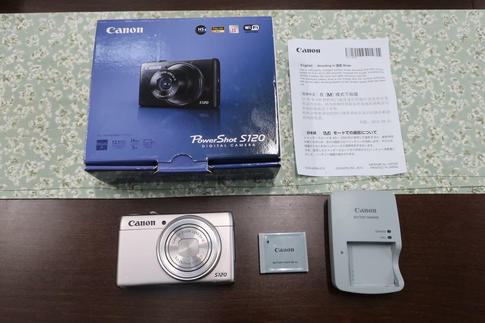 キャノンPowerShot S120シルバー、タイムラプス・ROW撮影可、操作性に