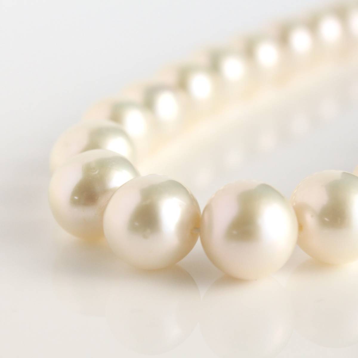 は自分にプチご褒美を 大粒 淡水 真珠 10mm~11mm necklace pearl