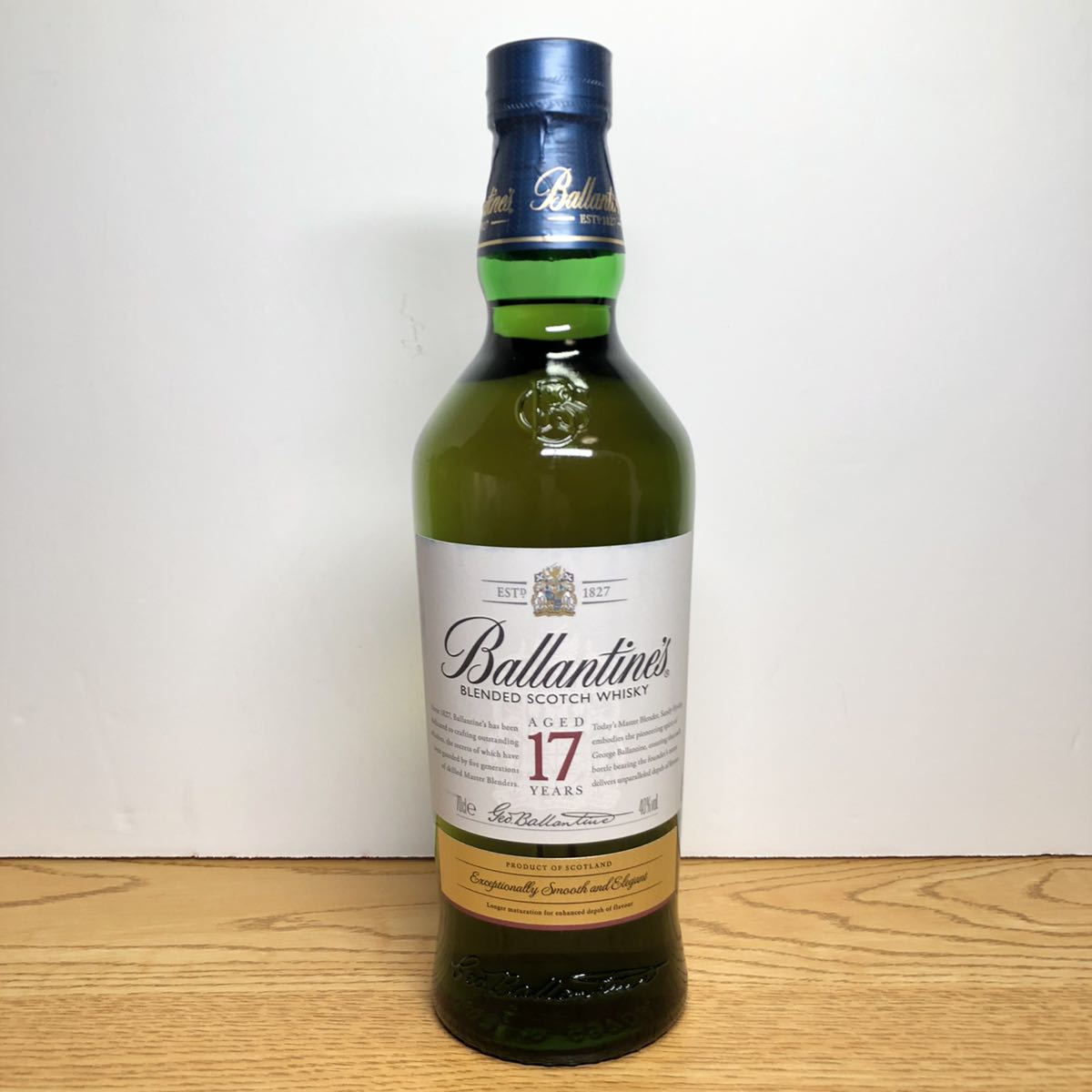 BALLANTINE'S バランタイン 17年 ESTP 1827 スコッチ ウイスキー 700ml 40％ 箱付き_画像2