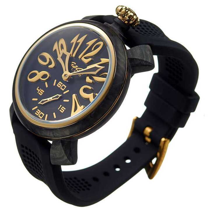 新品未使用】 ガガミラノ GaGa MILANO マヌアーレ48MM カーボン