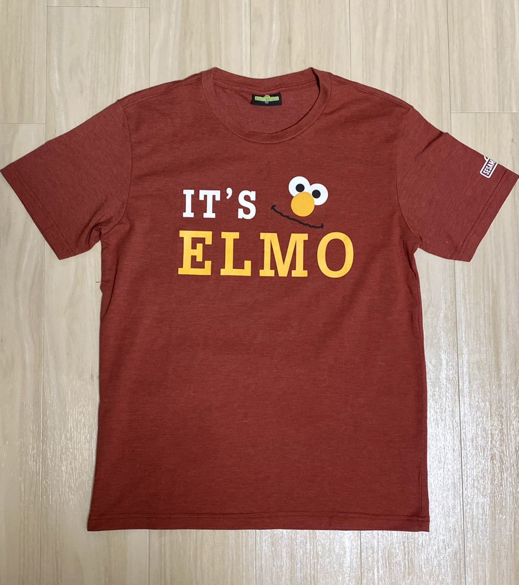 セサミストリート「IT’S ELMO」Tシャツ■2018年コピーライツ有■Mサイズ■エルモSESAME STREETアメカジ古着_画像1
