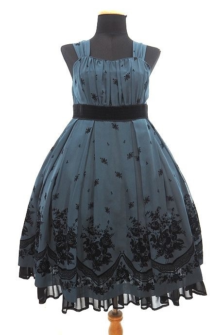 Victorian maiden ローズフロッキーシフォンドレス ヴィクトリア Victorian maiden ローズフロッキーシフォンドレス ヴィクトリア