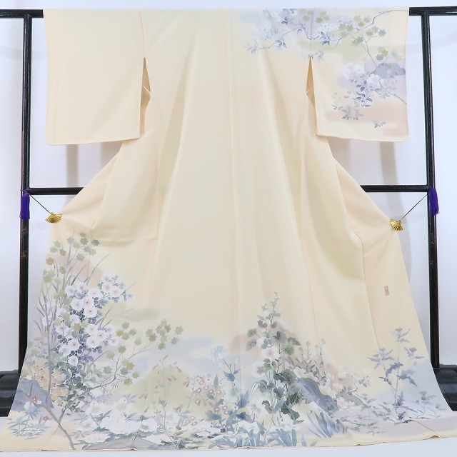 ゆめsaku2 新品 手描き友禅 落款 圭雲“理想を求めて辿り着く夢の ゆめsaku2 新品 手描き友禅 落款 圭雲“理想を求めて辿り着く夢の