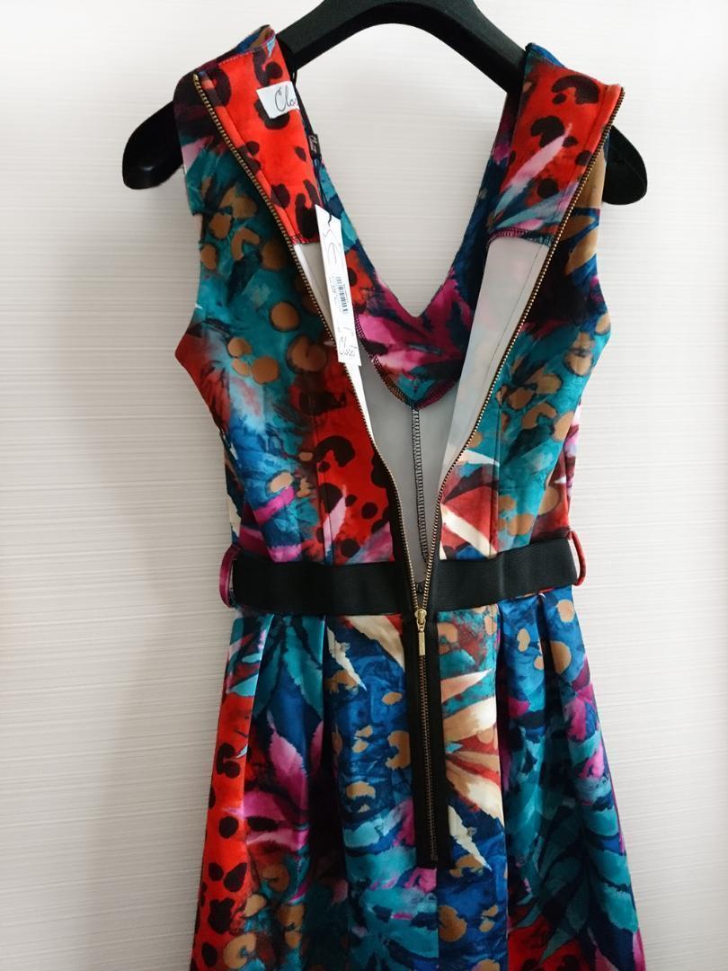 英国インポート♡CLOSET クローゼット 華やかプリントワンピース